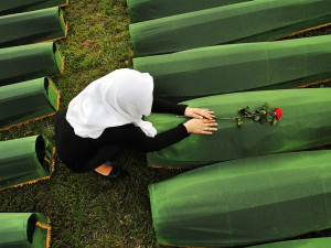 Image: TOPSHOTS-BOSNIA-WAR-SREBRENICA-ANNIVERSARY