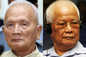 Former Khmer Rouge leader Nuon Chea appe