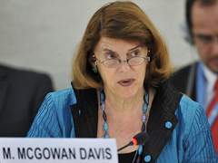 Mrs. Mary McGowan Davis, Chair of the Commission of Inquiry